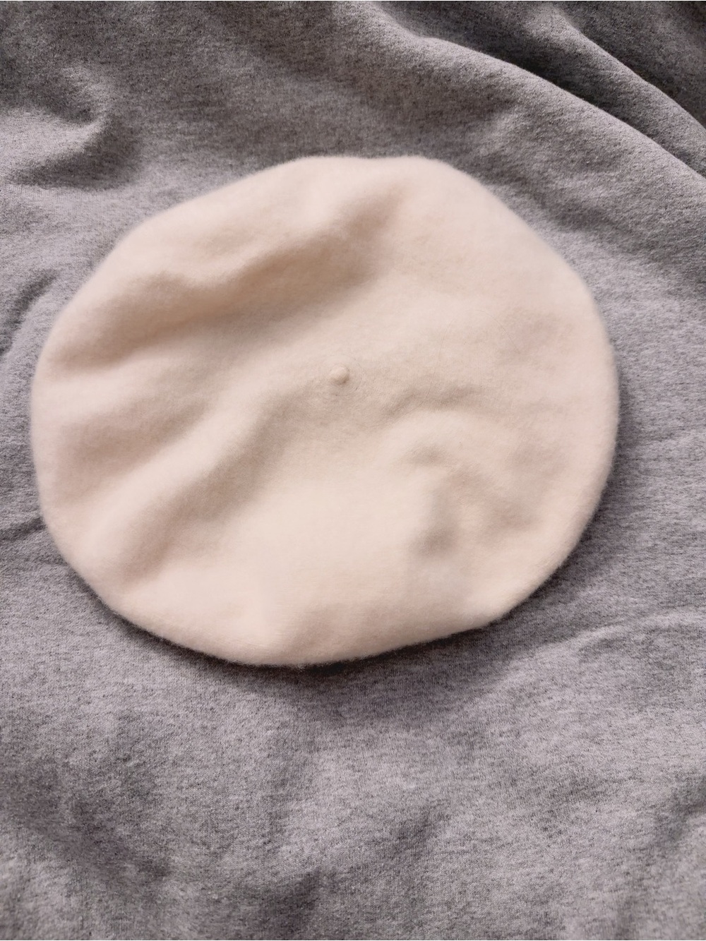 Wilfred Soft Cream Wool Beret